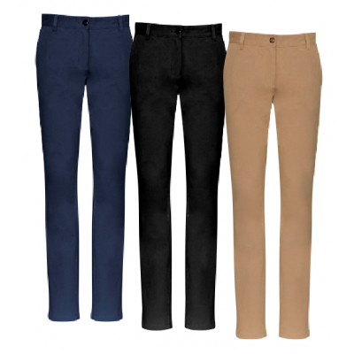 Womens Slim Leg Stretch Chino Pant